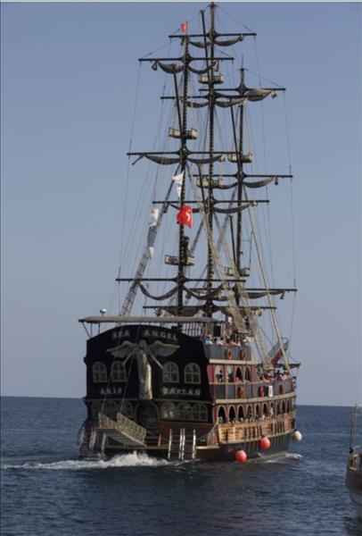 Alanya Boot Piraten Schiff 
