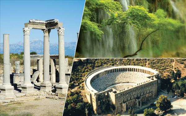 Perge & Aspendos & Kurşunlu Waterfall